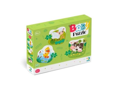 Dodo Puzzle 3u1 Životinje na farmi 104/300393