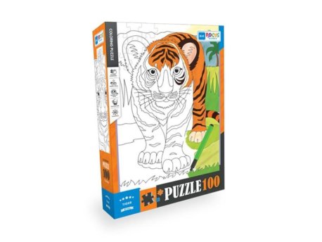 Blue Focus Puzzle za bojenje Tiger BF384 108/23845