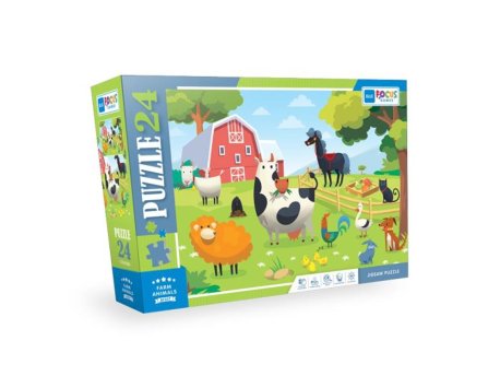 Blue Focus Puzzle Farm Animals BF307 108/23074