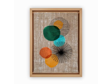 WALLXPERT Dekorativna slika na platnu multicolor LNJ 6696