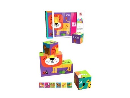 Milla Toys Puzzle kocke 6u1 Životinje 91/70738