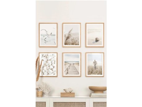 WALLXPERT Dekorativna slika u okviru (6 komada) 15