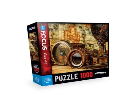 Blue Focus Puzzle Vintage Compass and Binoculars BF291 108/22916