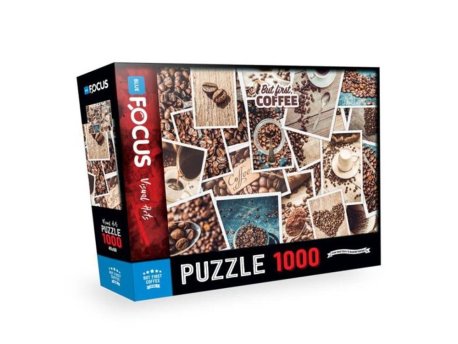 Blue Focus Puzzle But First Coffee BF481 108/24811