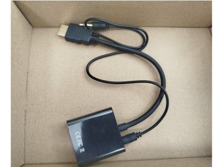 GEMBIRD A-HDMI-VGA-03 **Gembird HDMI to VGA + AUDIO adapter cable, single port, black (altA-HDMI-VGA-06)479 OUTLET