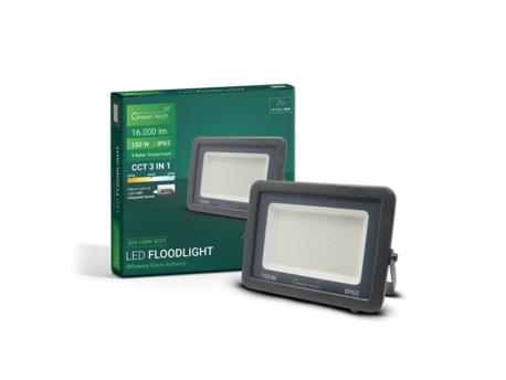 GREENTECH LED reflektor 150W 3CCT IP65 (S3X-150W-3CCT)