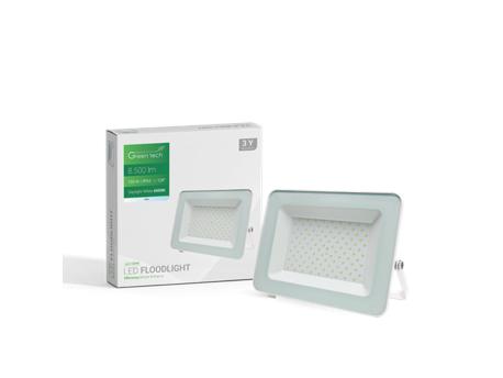 GREENTECH LED reflektor 100W 6500K 8500lm IP65 (ALX-100WH)