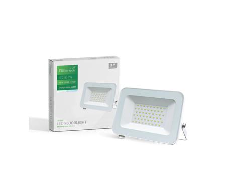GREENTECH LED reflektor 50W 6500K 4250lm IP65 (ALX-50WH)