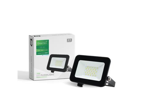 GREENTECH LED reflektor 20W 6500K 1700lm IP65 (ALX-20BK)