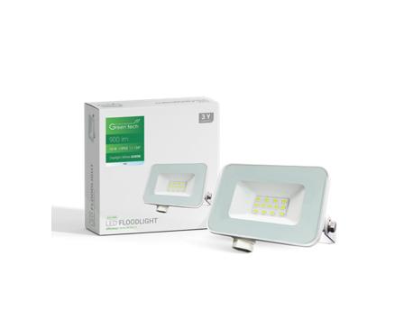 GREENTECH LED reflektor 10W 6500K 900lm IP65 (ALX-10WH)