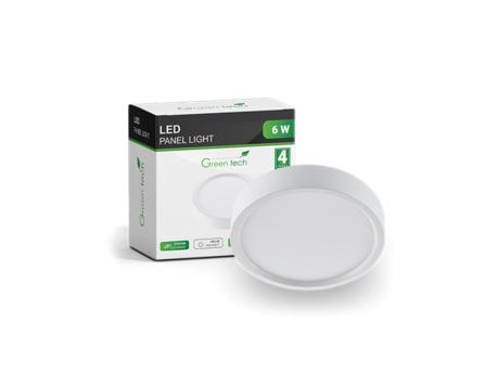 GREENTECH LED panel 6W 6500K (CX-R02-6CW)