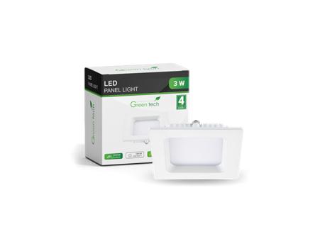 GREENTECH LED panel 3W 4200K (CX-S01-3NW)