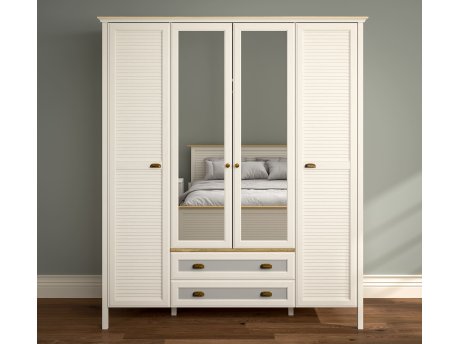 HANAH HOME Ormar u krem - hrast - sivoj boji FRN 21004