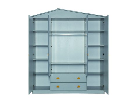 HANAH HOME Ormar sa 4 vrata Ayder Grey
