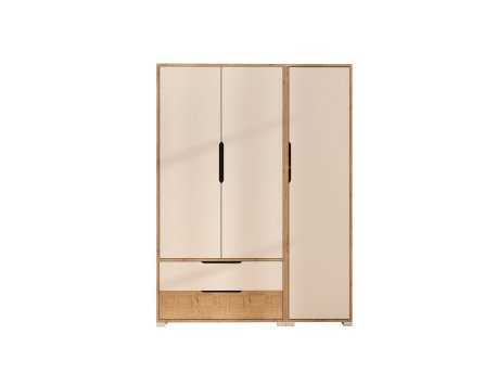 HANAH HOME Ormar Flora 137 Safir hrast Bela boja