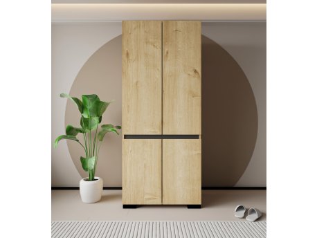 HANAH HOME Ormar Floransa 90 Safir hrast Anthracite v3