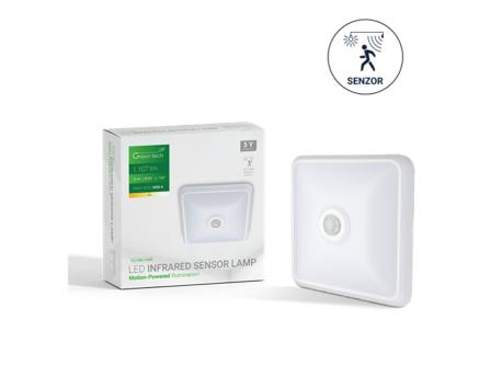 GREENTECH LED plafonjera sa senzorom 16W 3000K (CLS-800-16NW)