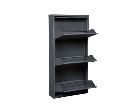 HANAH HOME Ormar za cipele Torino 3 Anthracite