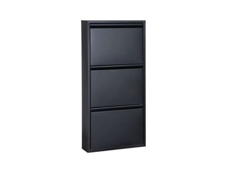 HANAH HOME Ormar za cipele Torino 3 Black