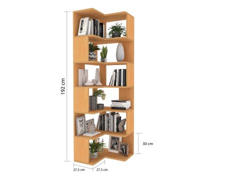 HANAH HOME Polica za knjige CPT4806 192