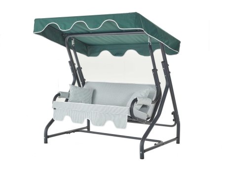 HANAH HOME Baštenska dvokrevetna stolica za ljuljanje Morus 1