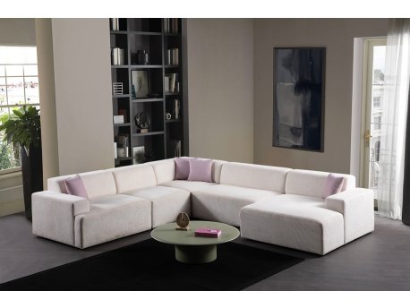 Atelier del Sofa Ugaona sofa Melva ( Rıght + Stoo)