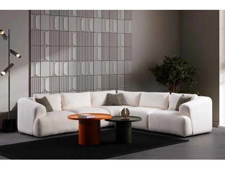 Atelier del Sofa Ugaona sofa Sofia (L1 + O1 + C + O1 + 1R)