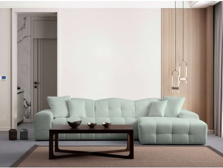 Atelier del Sofa Ugaona sofa Pescara Corner Right (L2 Chl) Pale Green