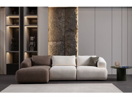 Atelier del Sofa Ugaona sofa Sofia (Chl L + O1 + 1R)