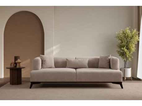 Atelier del Sofa Sofa sa 3 sedišta Hera Cream Black