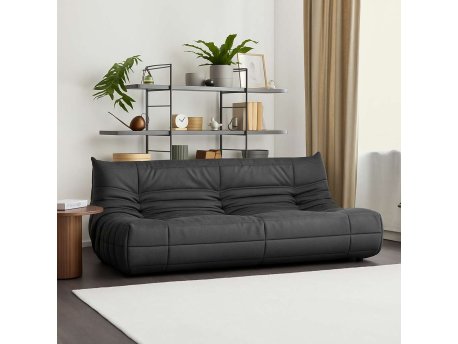 Atelier del Sofa Sofa sa 3 sedišta Bocek Dark Grey