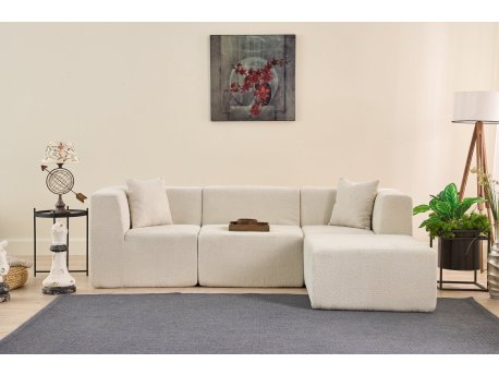Atelier del Sofa Ugaona sofa Raks Cream