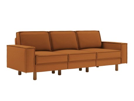 Atelier del Sofa Sofa sa 3 sedišta Sparrow Extra 3 Caramel Walnut