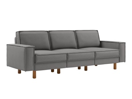 Atelier del Sofa Sofa sa 3 sedišta Sparrow Extra 3 Obsidian Walnut