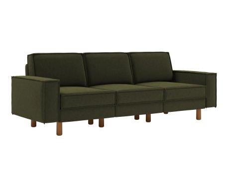 Atelier del Sofa Sofa sa 3 sedišta Sparrow Extra 3 Oil Green Walnut