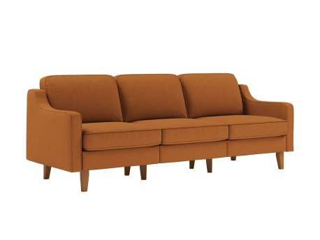 Atelier del Sofa Sofa sa 3 sedišta Robin Extra 3 Caramel Walnut