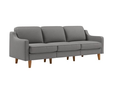 Atelier del Sofa Sofa sa 3 sedišta Robin Extra 3 Obsidian Walnut