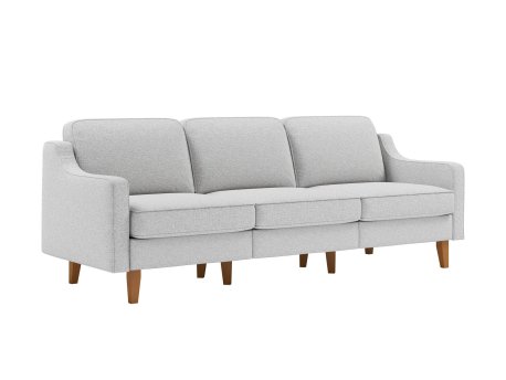 Atelier del Sofa Sofa sa 3 sedišta Robin Extra 3 Pebble Walnut