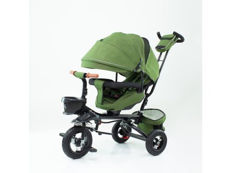 Playtime 420 Lux Tricikl sa tendom maslinasto zeleni