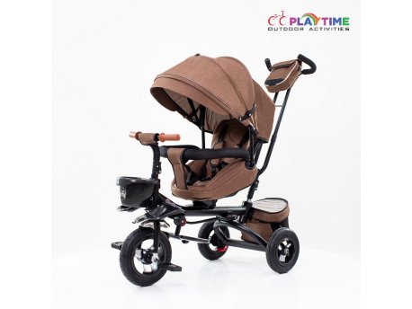 Playtime 420 Lux Tricikl sa tendom braon