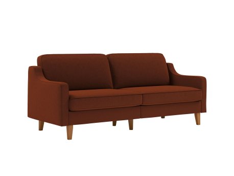 Atelier del Sofa Sofa sa 3 sedišta Robin 3 Tile Red Walnut