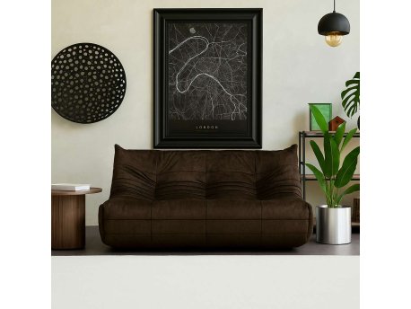 Atelier del Sofa 2-Seat Sofa Bocek Brown