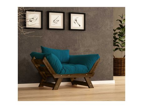 HANAH HOME Garden 1-Seat Sofa orah Petrol Green CPT8138 140