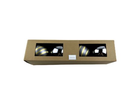 MILENIJUM Novogodišnji ukras Kugla 10cm 4/1 siva JC23SP-552 42/71605