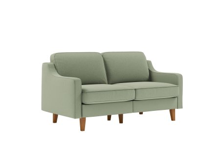 Atelier del Sofa 2-Seat Sofa Robin 2 Sea Green Walnut