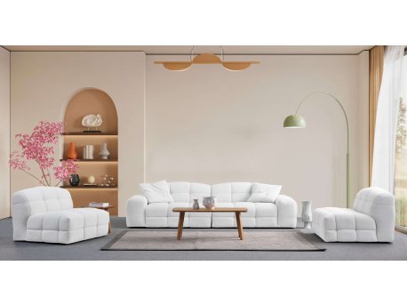 Atelier del Sofa 1-Seat Sofa Pescara O1 White