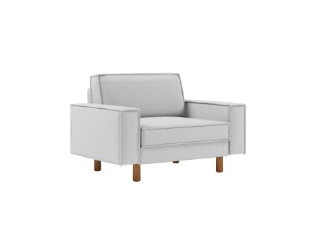 Atelier del Sofa 1-Seat Sofa - fotelja Sparrow Loveseat Pebble Walnut