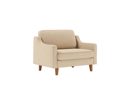 Atelier del Sofa 1-Seat Sofa - fotelja Robin Loveseat Sand Walnut