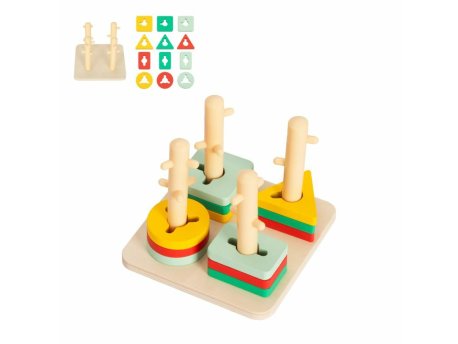 TOOKY TOY Drvena edukativna igra Oblici HP009 107/51339