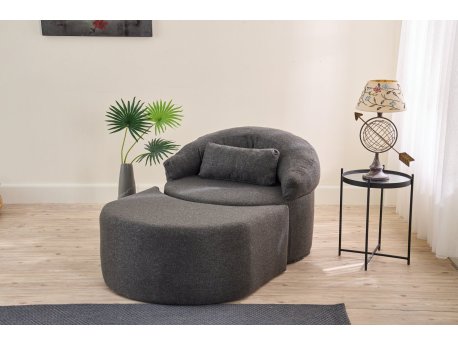 Atelier del Sofa Sofa-krevet - fotelja Pitta Anthracite